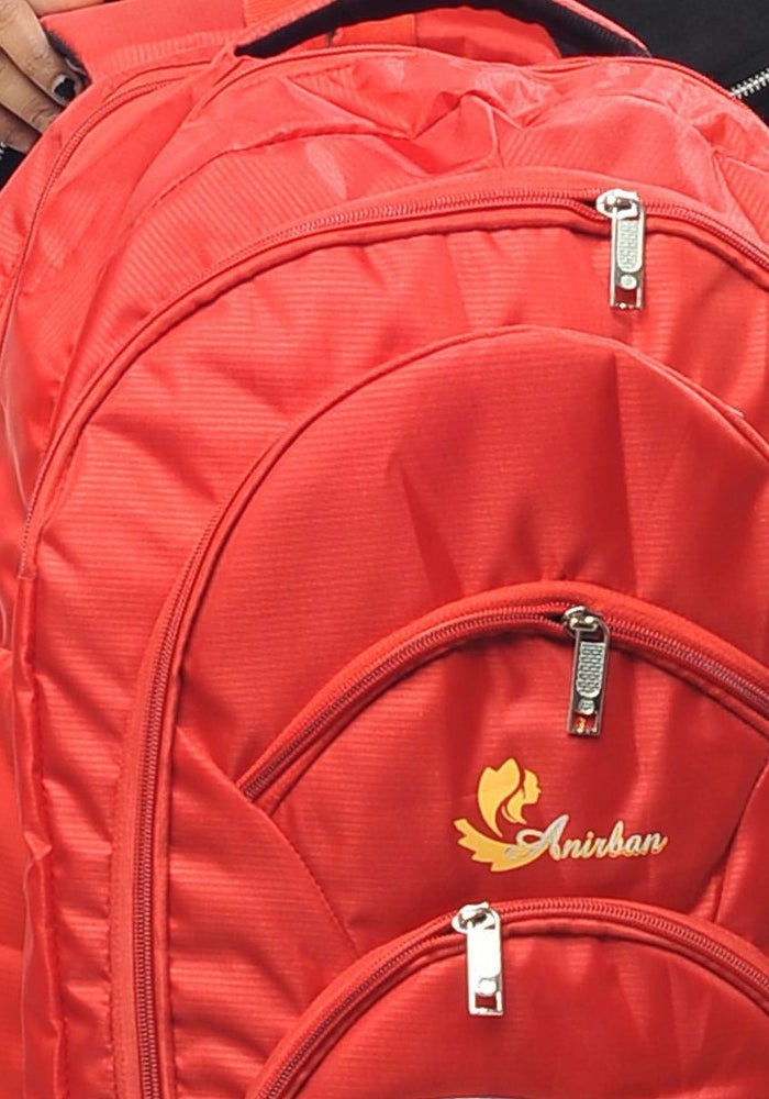 Abyq Red Backpack for Boys - Image 1